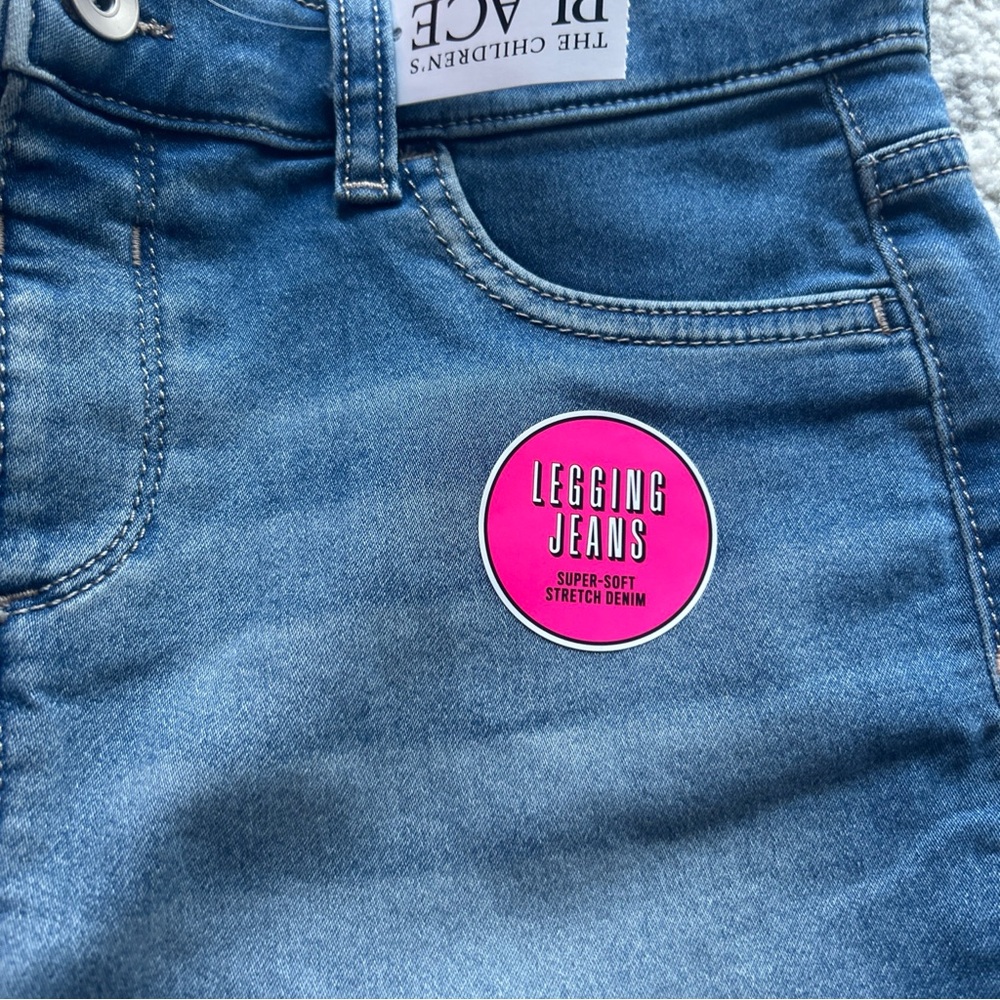 The Children's Place Blue Leggings Stylish Bottoms - Picture 2 of 5